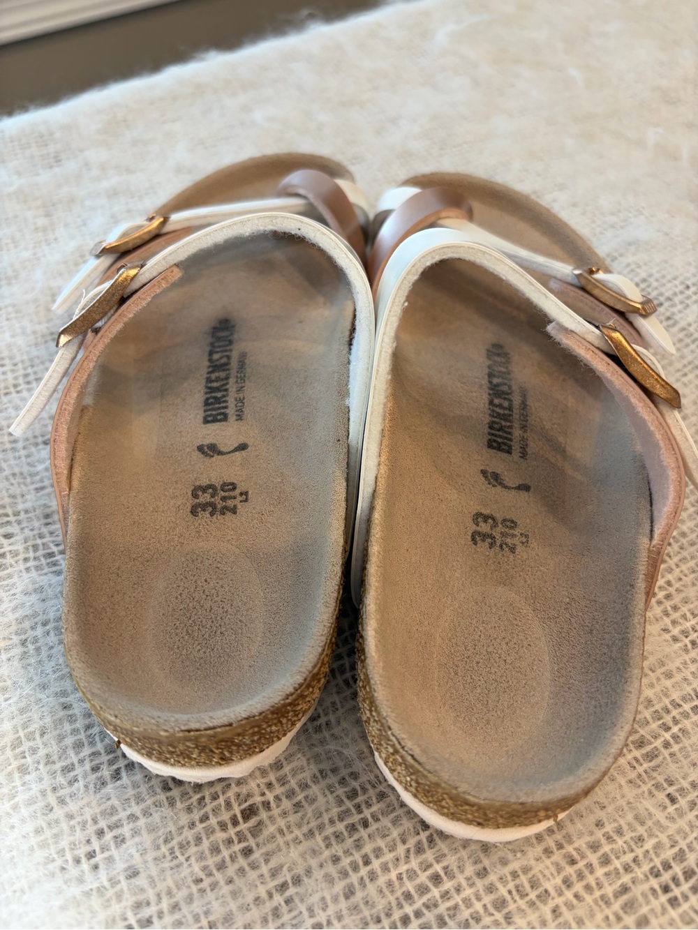 Birkenstock mayari kids sandals  pearl & rose gold EUC - Picture 5 of 16